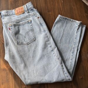 Levi's Light Blue Straight Jeans